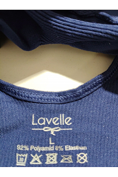 Lavelle Modrá bezešvá sportovní podprsenka bezkosticová Vel. L | Lavelle | obrázek 7