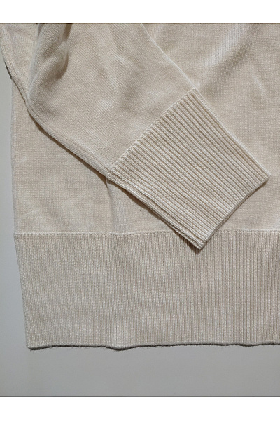 Marcel by Ostertag Dámský béžový kašmírový pulovr basic Vel. DE 42 | Marcel by Marcel Ostertag | obrázek 3