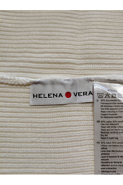 HELENA VERA Bílá pletená tunelová šála | HELENA VERA | obrázek 4