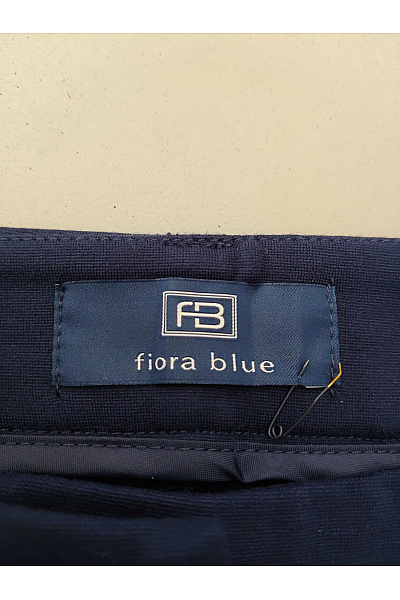 fiora blue Modré široké společenské kalhoty s puky Velikost EU 40 | fiora blue | obrázek 10