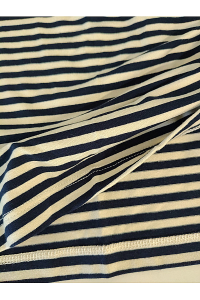 fiora blue Dámské pruhované tričko s krátkým rukávem a kapsou Vel. EU 40 | fiora blue | obrázek 7