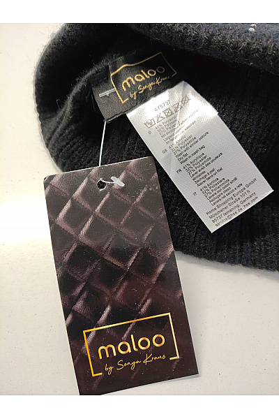 maloo čepice černé zdobené Velikost One Size | maloo | obrázek 3
