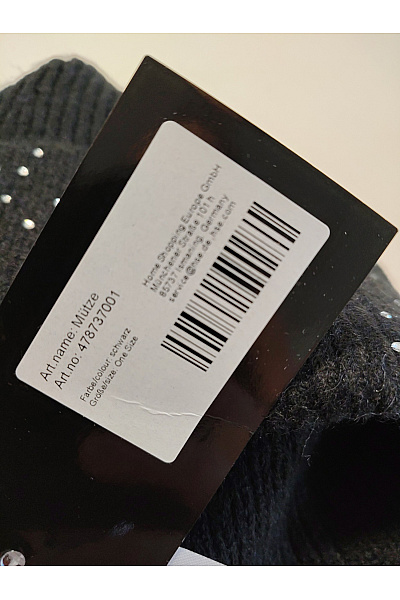 maloo čepice černé zdobené Velikost One Size | maloo | obrázek 4
