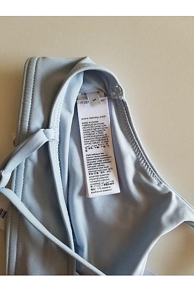 TOMMY HILFIGER modré trojúhelníkové plavky dámské Vel. S | TOMMY HILFIGER | obrázek 4