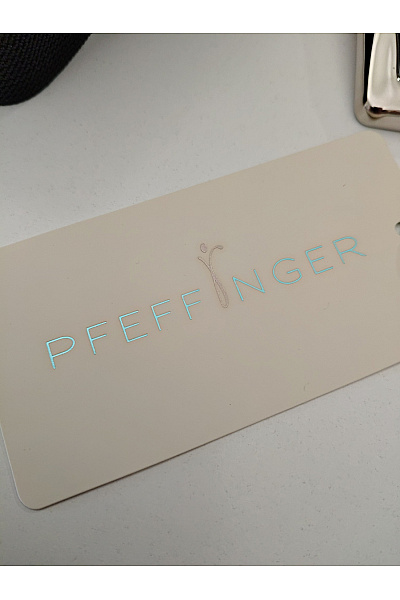 PFEFFINGER Černý dámský pásek s kovovými očky | PFEFFINGER | obrázek 8