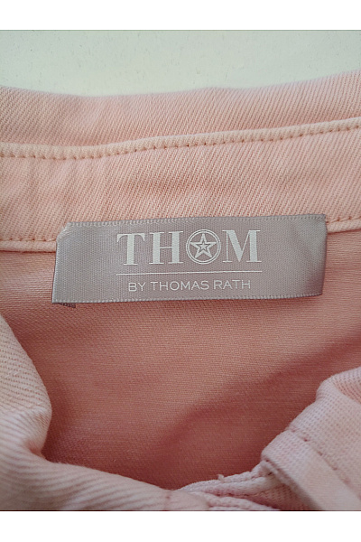 THOM By Thomas Rath Růžová bavlněná košilová bunda krátká Velikost EU 40 | THOM By Thomas Rath | obrázek 8