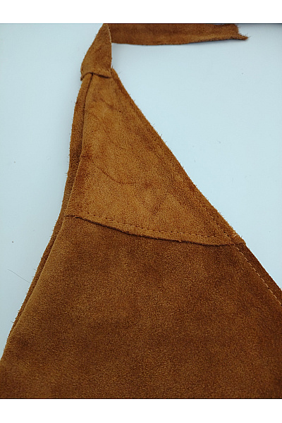 Hnědá kožená kabelka vak | Unimoda | obrázek 5