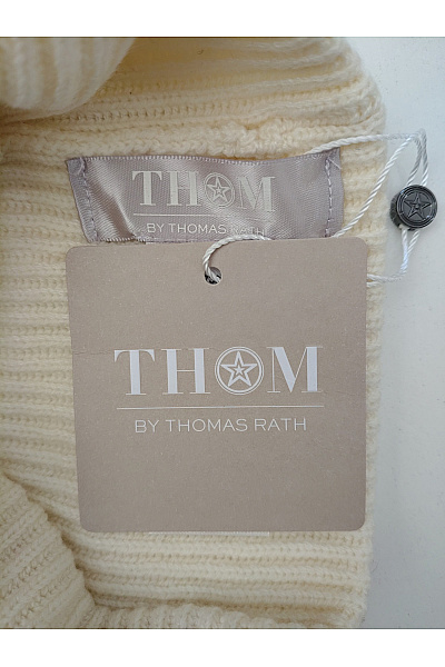 THOM By Thomas Rath Bílé vlněné čepice tichý luxus Vel. one size | THOM By Thomas Rath | obrázek 6
