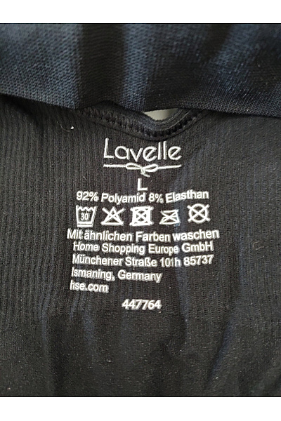 Lavelle Černá bezešvá sportovní podprsenka bezkosticová Vel. L | Lavelle | obrázek 8