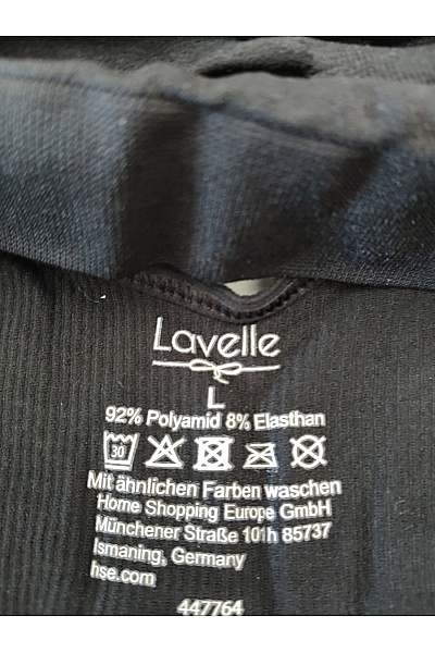 Lavelle Černá bezešvá sportovní podprsenka bezkosticová Vel. L | Lavelle | obrázek 9