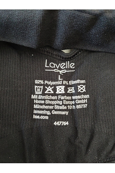 Lavelle Černá bezešvá sportovní podprsenka bezkosticová Vel. L | Lavelle | obrázek 10