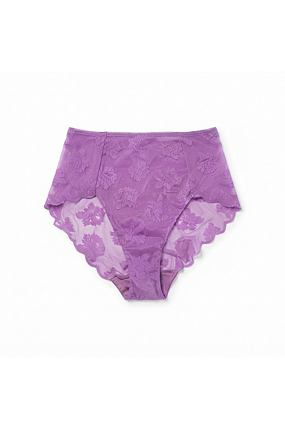 TRIUMPH Fialové krajkové kalhotky s vysokým pasem Vel. DE 40 | TRIUMPH | obrázek 2