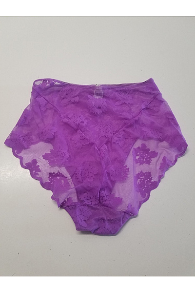 TRIUMPH Fialové krajkové kalhotky s vysokým pasem Vel. DE 40 | TRIUMPH | obrázek 7