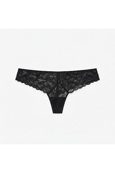 Calvin Klein Černé krajkové tanga luxusní Velikost L/G | Calvin Klein | obrázek 2