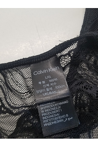 Calvin Klein Černé krajkové tanga luxusní Velikost L/G | Calvin Klein | obrázek 5