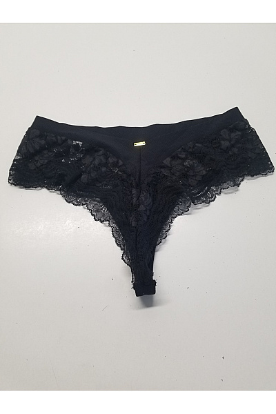 Primark Černé dámské krajkové tanga luxusní Velikost M | Primark | obrázek 8