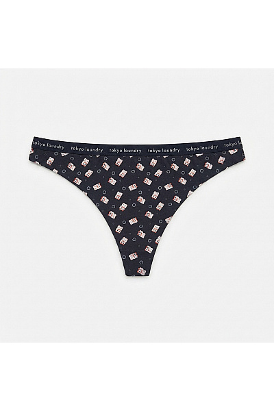 TOKYO LAUNDRY dámská tanga s potiskem | TOKYO LAUNDRY | obrázek 2