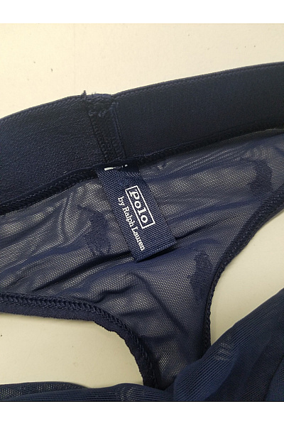 Ralph Lauren dámská tanga modrá s logem | Ralph Lauren | obrázek 3