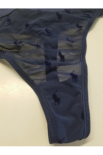 Ralph Lauren dámská tanga modrá s logem | Ralph Lauren | obrázek 5