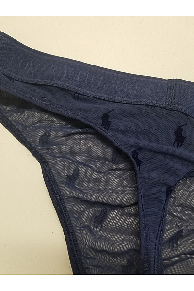 Ralph Lauren dámská tanga modrá s logem | Ralph Lauren | obrázek 7