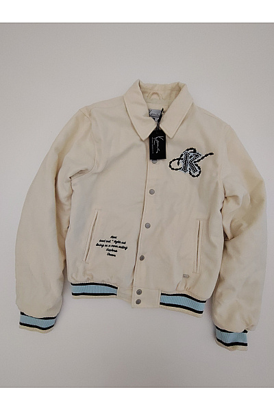Kani Bílá baseballová bomber bunda Vel. XS | Kani | obrázek 2
