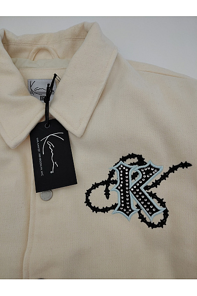 Kani Bílá baseballová bomber bunda Vel. XS | Kani | obrázek 5