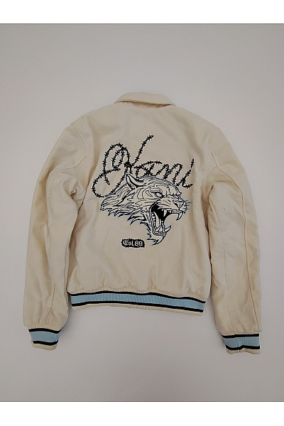Kani Bílá baseballová bomber bunda Vel. XS | Kani | obrázek 6