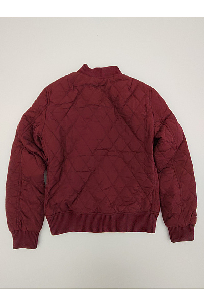 URBAN CLASSICS Červená prošívaná bomber bunda se zipem Velikost S | URBAN CLASSICS | obrázek 5