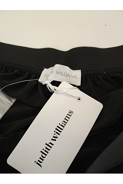 Judith Williams Černé široké letní kalhoty s rozparkem Vel. DE 48 | Judith Williams | obrázek 6