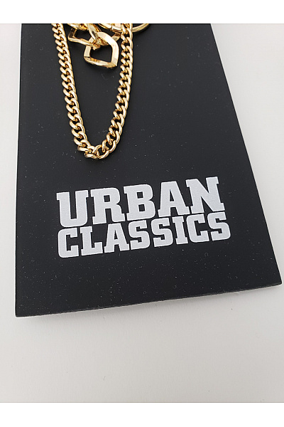 URBAN CLASSICS Zlatý vrstvený řetízkový náhrdelník | URBAN CLASSICS | obrázek 4
