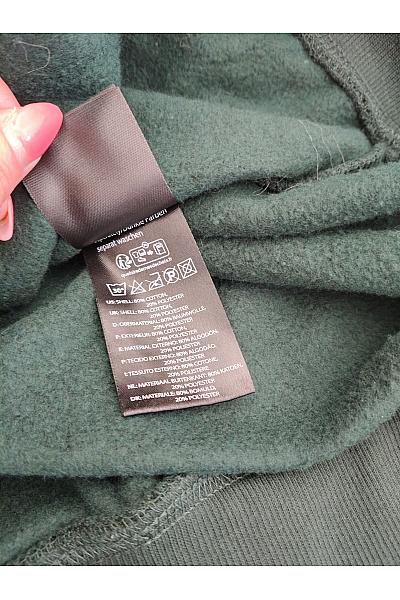 def Dámská bavlněná oversized mikina s kapucí a klokaní kapsou Vel. S | def | obrázek 6