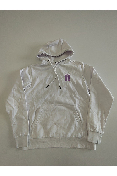 snipes Bílá pánská mikina s kapucí a potiskem streetwear Velikost M | snipes | obrázek 2