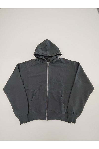 Prohibited Pánská Bavlněná Mikina Na Zip S Kapucí Oversized Streetwear Velikost S