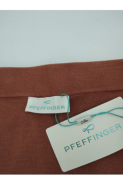 PFEFFINGER Hnědá pouzdrová sukně s vysokým pasem Velikost DE 48 | PFEFFINGER | obrázek 4