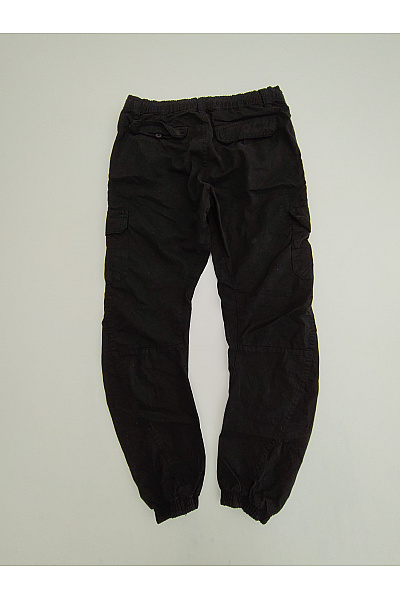 URBAN CLASSICS Černé bavlněné cargo kalhoty jogger Vel. M | URBAN CLASSICS | obrázek 4