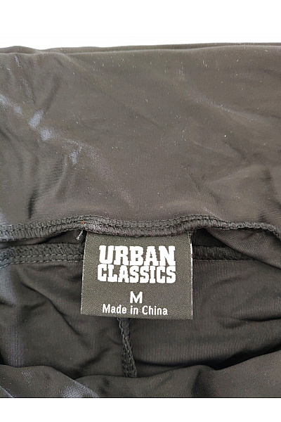 URBAN CLASSICS Černé lesklé legíny s vysokým pasem Vel. M | URBAN CLASSICS | obrázek 7