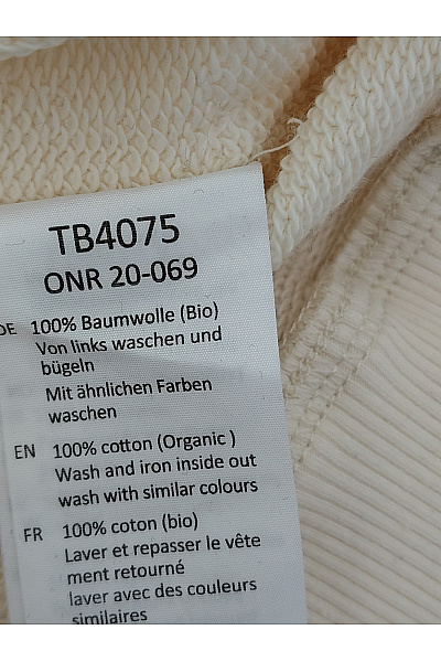 URBAN CLASSICS Béžová bavlněná oversized mikina na zip s kapucí Velikost 4XL | URBAN CLASSICS | obrázek 6