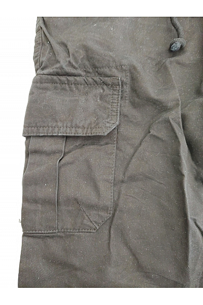 URBAN CLASSICS Černé bavlněné cargo jogger kalhoty s kapsami Vel. L | URBAN CLASSICS | obrázek 3