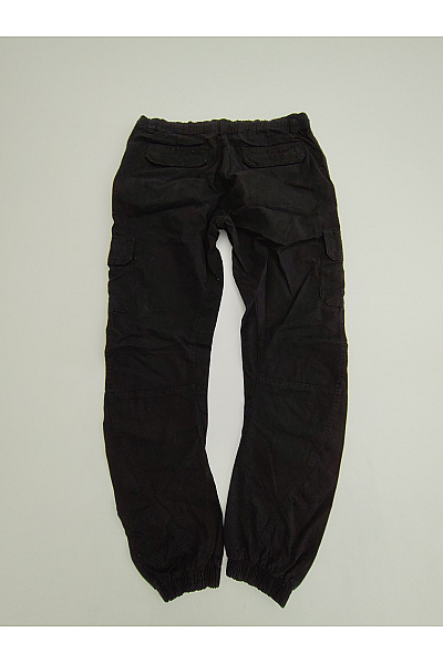 URBAN CLASSICS Černé bavlněné cargo jogger kalhoty s kapsami Vel. L | URBAN CLASSICS | obrázek 5