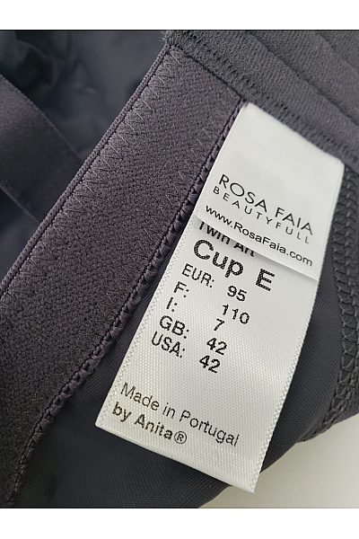 ROSA FAIA Černobílá bezešvá bezkosticová podprsenka s měkkými košíčky | ROSA FAIA | obrázek 5