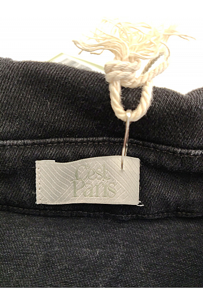 C'est tout Černý bavlněný dámský overal s dlouhým rukávem smart casual Velikost DE 44 | C'est tout | obrázek 6