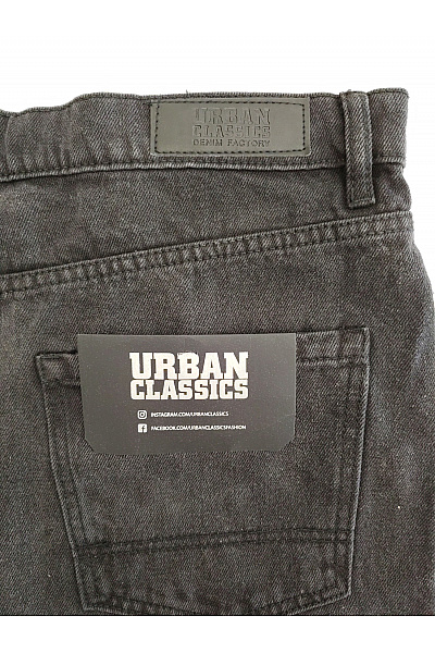 URBAN CLASSICS Pánské černé volné džíny wide leg Velikost EU 38 | URBAN CLASSICS | obrázek 6