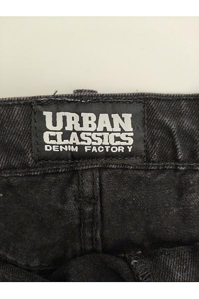 URBAN CLASSICS Pánské černé volné džíny wide leg Velikost EU 38 | URBAN CLASSICS | obrázek 8