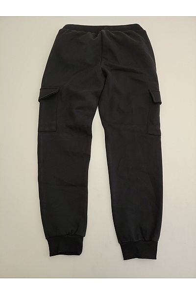 URBAN CLASSICS Černé bavlněné cargo tepláky jogger s kapsami Vel. M | URBAN CLASSICS | obrázek 3