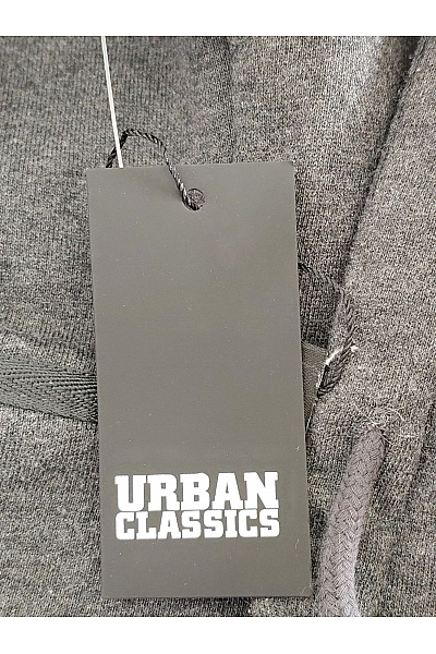 URBAN CLASSICS Pánská šedá bavlněná mikina na zip s kapucí Vel. M | URBAN CLASSICS | obrázek 7