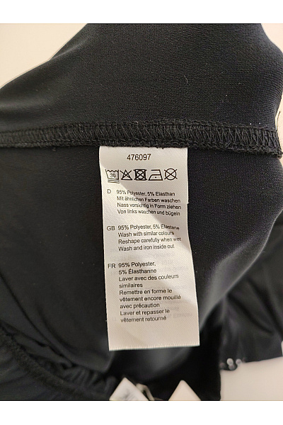 COUTURE LINE Černé široké kalhoty s pružným pasem Velikost DE 40 | COUTURE LINE | obrázek 7