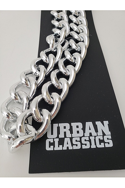 URBAN CLASSICS Stříbrný masivní řetízkový náhrdelník | URBAN CLASSICS | obrázek 3