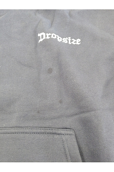 Dropsize Pánská modrá bavlněná mikina s kapucí a klokaní kapsou Velikost S | Dropsize | obrázek 4