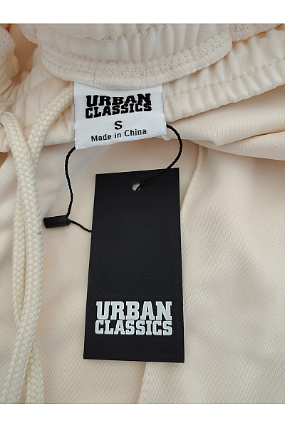 URBAN CLASSICS Béžové široké sportovní tepláky s lampasem Vel. S | URBAN CLASSICS | obrázek 4