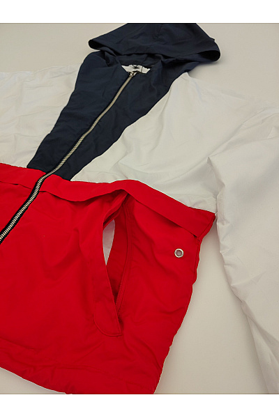 URBAN CLASSICS Barevná sportovní větrová bunda s kapucí se zipem Velikost S | URBAN CLASSICS | obrázek 4